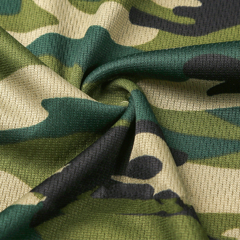 Summer Thin Breathable Mesh Round Neck T-shirt