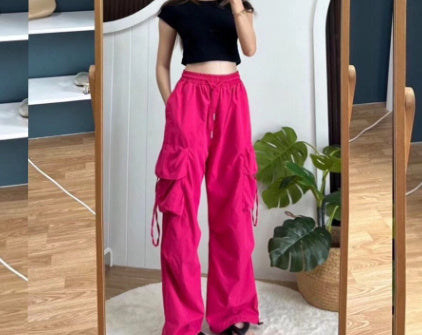 Women's Summer High Waist Retro Quick-drying Casual Pants