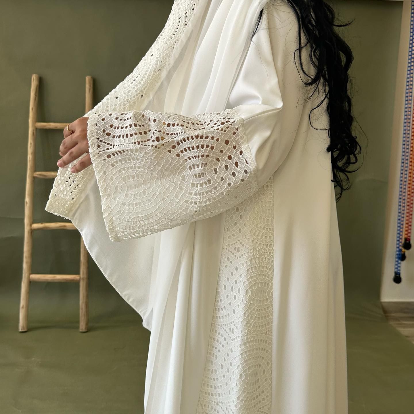 Middle East Muslim Elegant Cardigan Robe