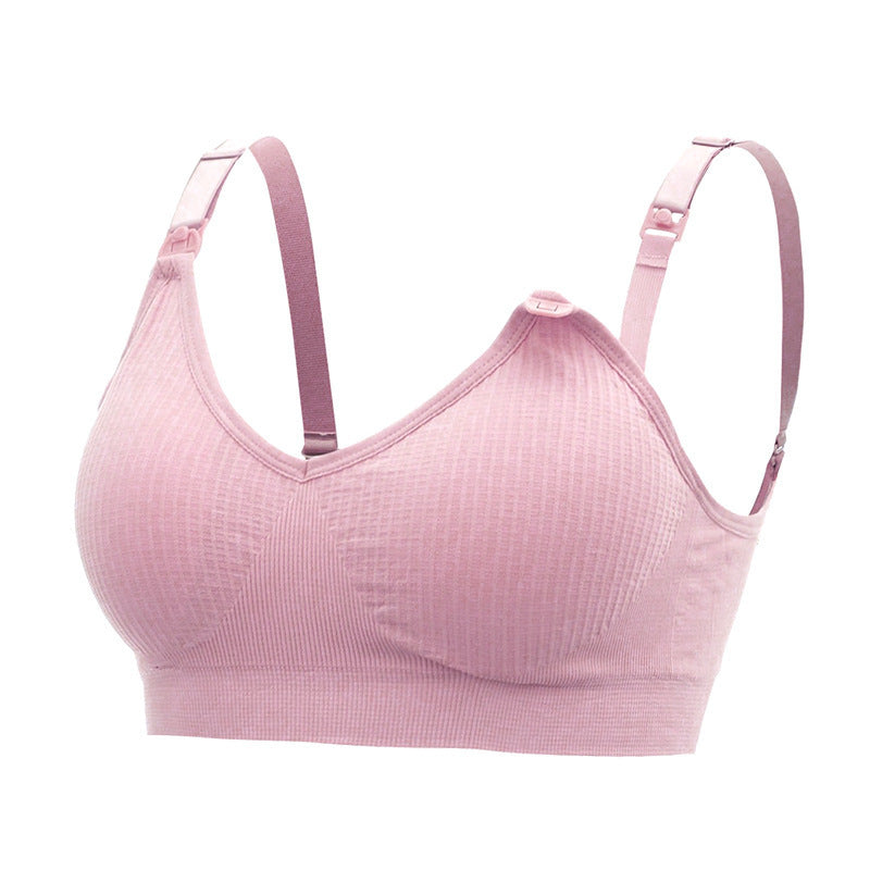 European And American New Push Up Buckle Wireless Nursing Underwear