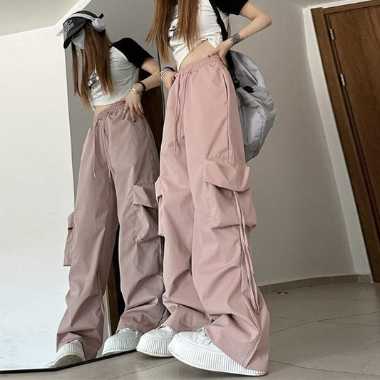 Women's Summer High Waist Retro Quick-drying Casual Pants