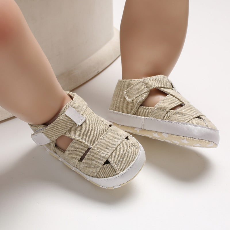 Kids Newborn Baby Soft Crib Shoes First Walker Anti Slip Sandals Shoe