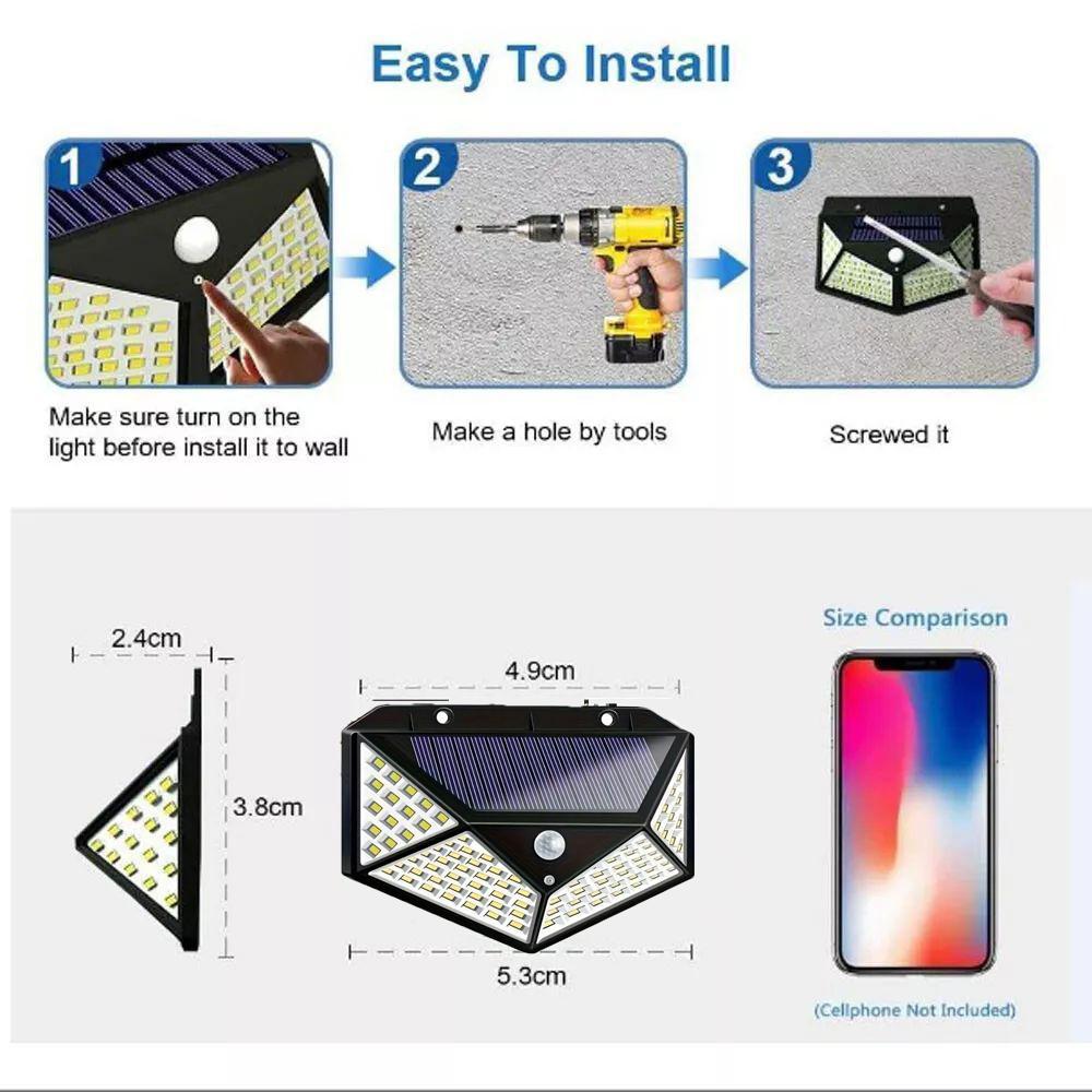 Two-pack  LED Solar Lights