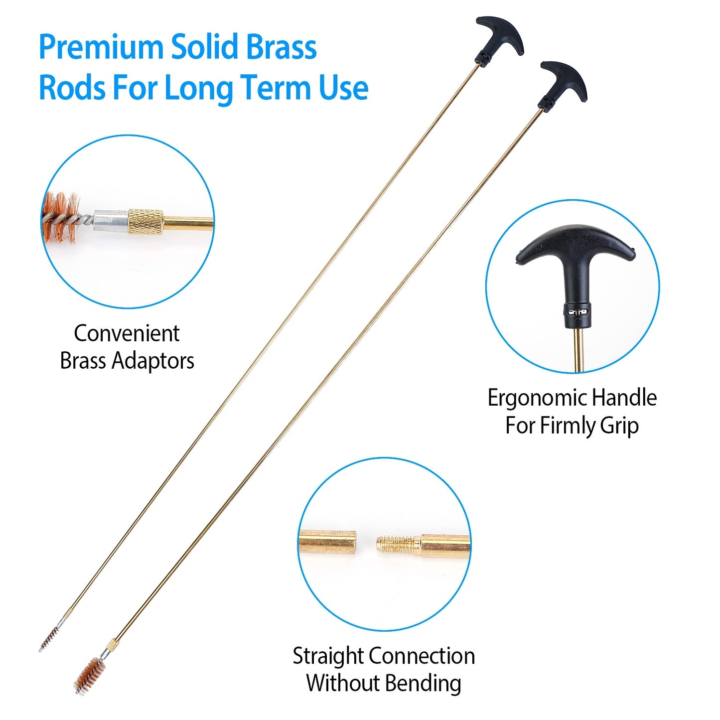 Universal Gun Cleaning Kit Gun Cleaning Brushes Mops Muff Guard With Carrying Case For Rifles Pistols Handguns Shotguns