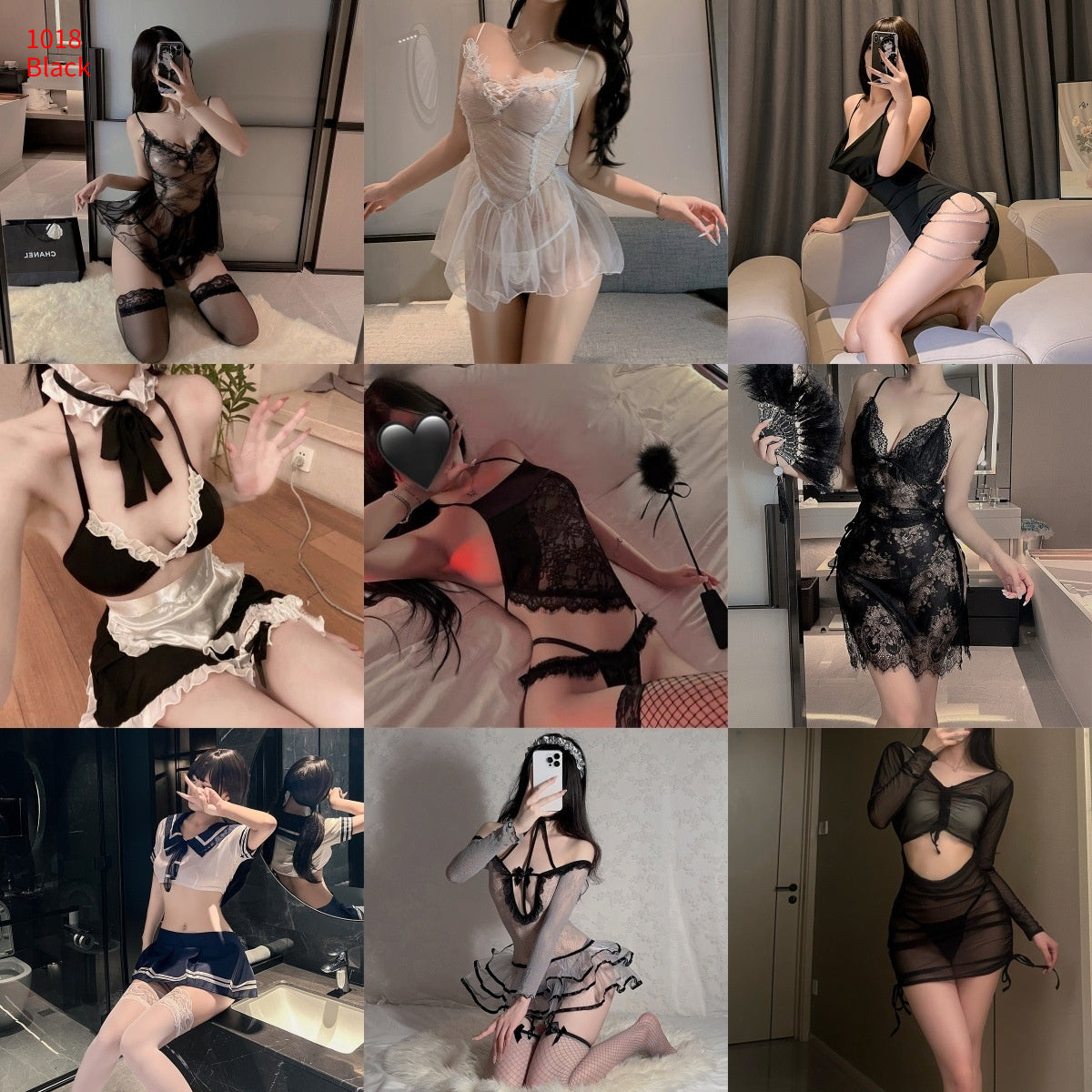 Variety Of Sexy Lingerie Uniform Suit
