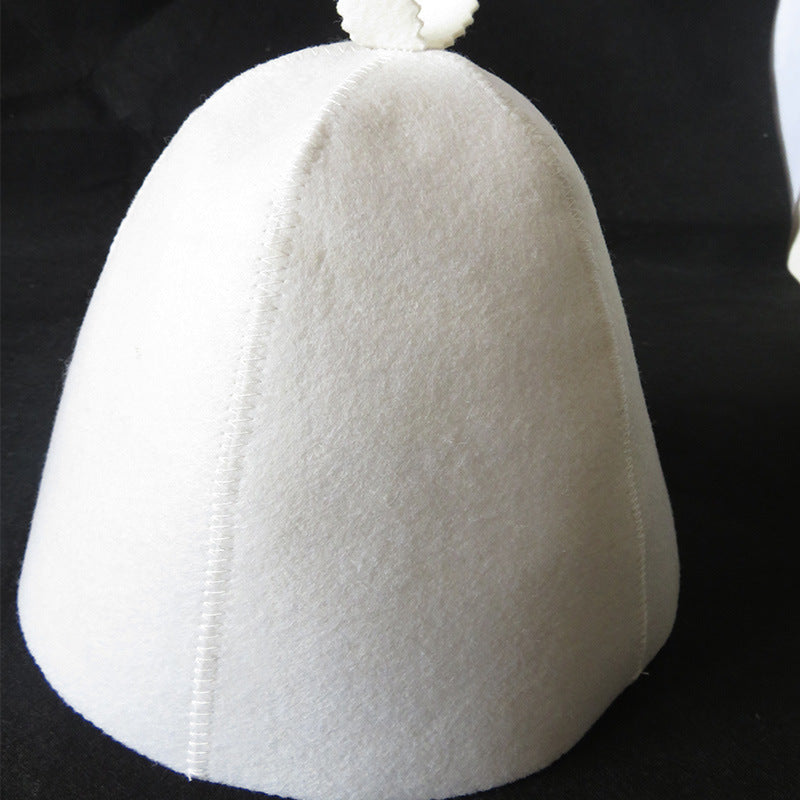 Simple And Fashionable Thick Felt Shower Hat