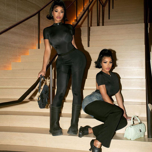 Fashion Women's Wear Printed Slim Fit Suit