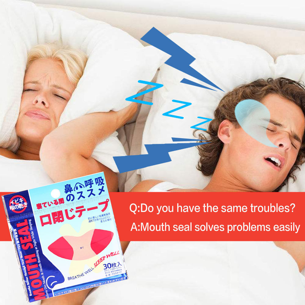 Anti Snoring Mouth Tape Sleep Strip Better Nose Breathing Improved Nighttime Sleeping Less Mouth Breathing Health Care