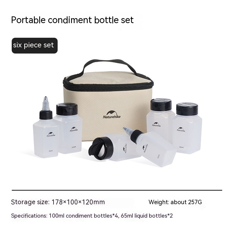 Outdoor Food Taste Portable Seasoning Bottle Suit Picnic Supplies Seasoning Jar