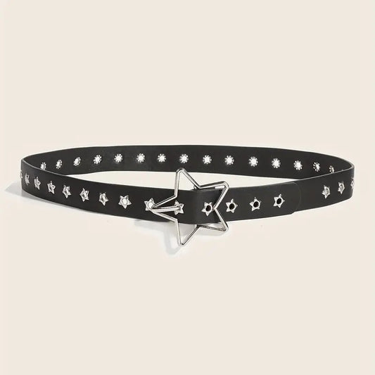 Female Punk Rivet XINGX Porous Personality Belt