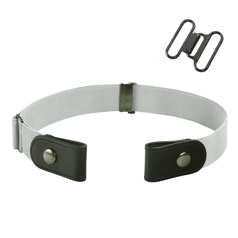 Leather Slim Stretch Invisible Belt