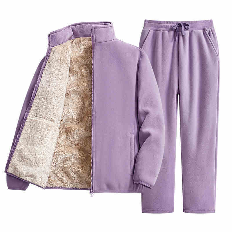 Soft And Comfortable Sports Suit Women's Sweater Fleece Casual Pants